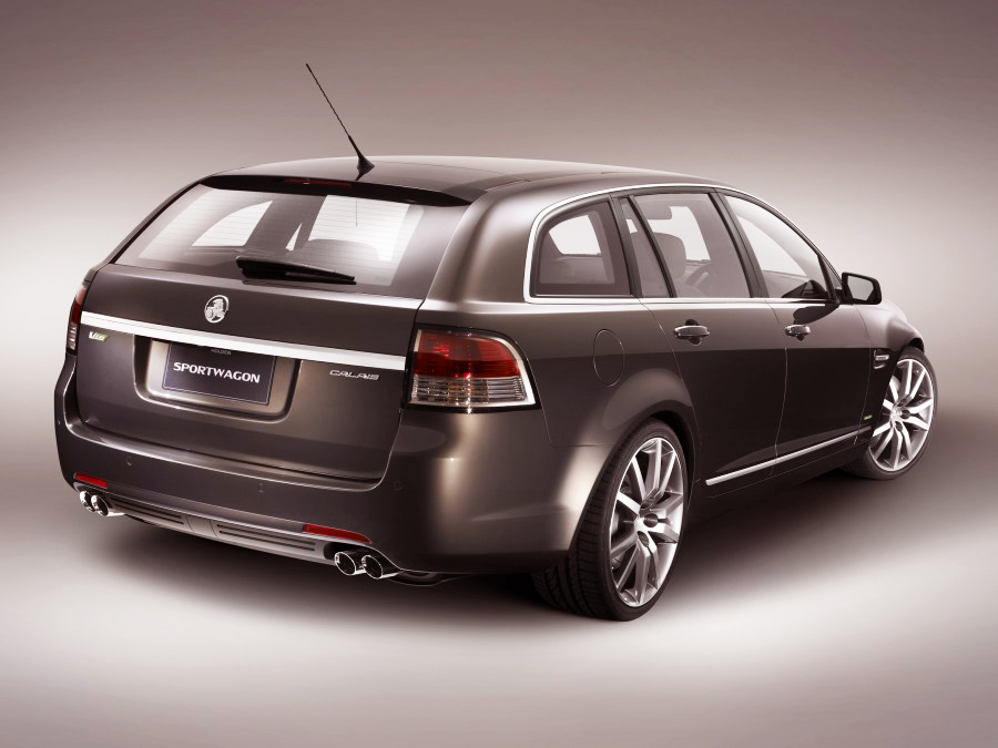 The Holden Sportswagon doesn't just look ready to get up and go: it is ready to get up and go.